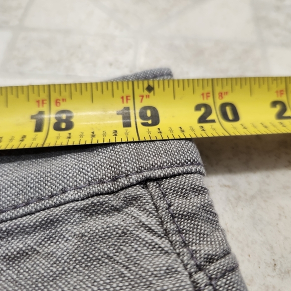 Raleigh Denim Graham Mens Designer Jeans Size 38 Gray Wash Denim Made In USA. - Picture 6 of 7